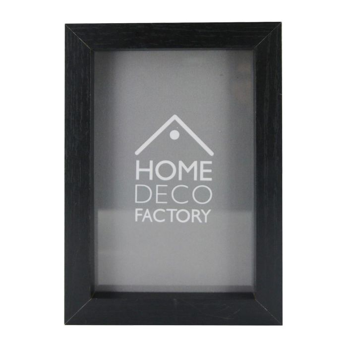 Home Deco Factory Juego de 4 Marcos Fotos Madera Negro para 13x18 cm y 10x15 cm 4
