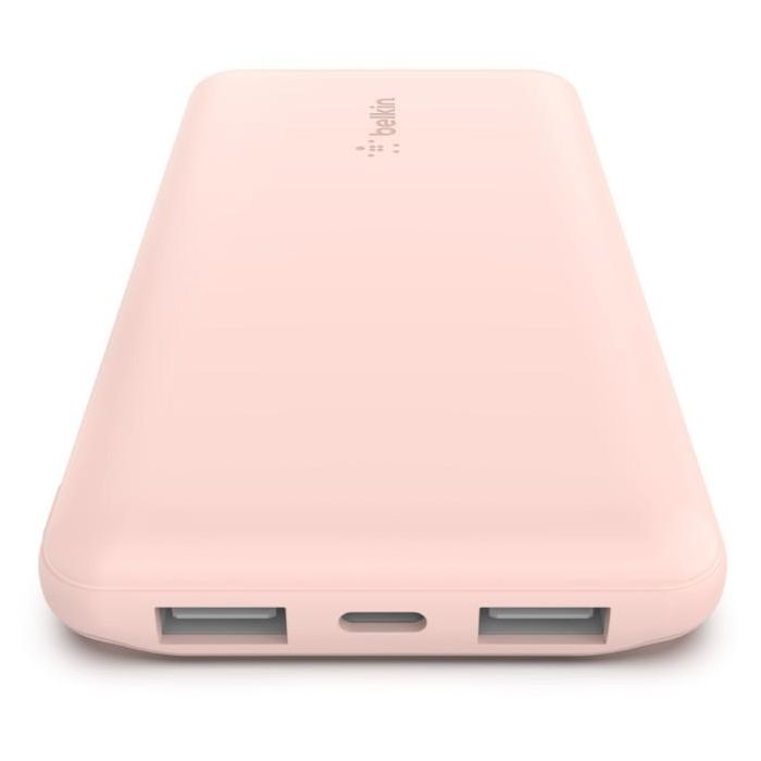 Belkin BOOST CHARGE Powerbank 10.000mAh 12W USB-A y USB-C Rosa 3