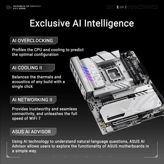 Asus ROG MAXIMUS Z890 APEX Placa Base Intel LGA 1851, Z890, DDR5, Wi-Fi 7, 90MB1IP0-M0EAY0 1