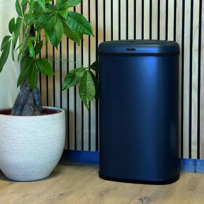 Kitchen Move Cubo de basura automático LOGAN 58 L Acero inoxidable gris mate 4