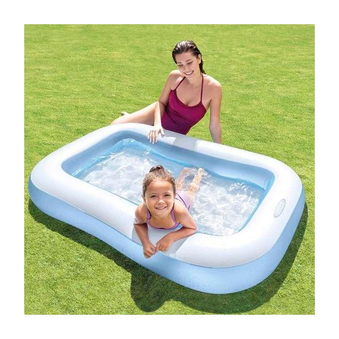 Piscina hinchable bebé rectangular (capacidad 90 litros) (+2 años) 166x100x25cm 1 Piscina hinchable bebé rectangular (capacidad 90 litros) (+2 años) 166x100x25cm 1