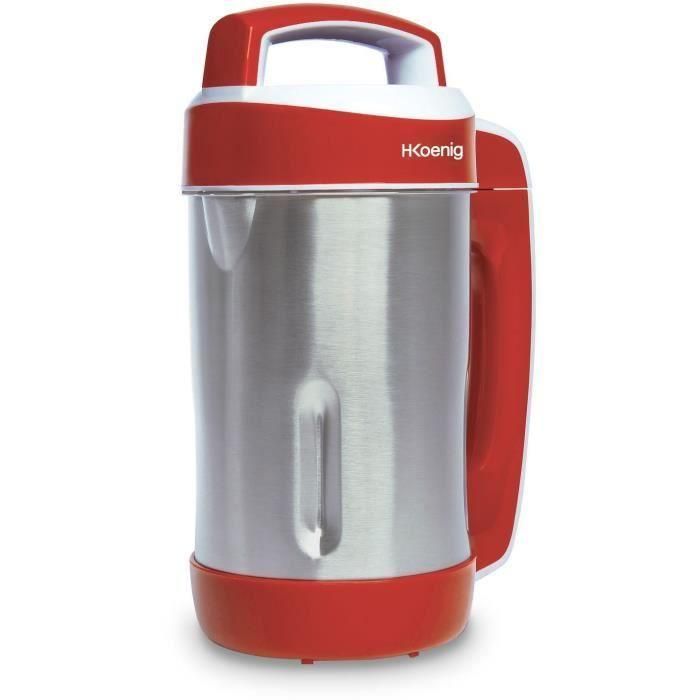 H.Koenig MXC18 Batidora con Calefacción 850 W, 1,1 L, Acero Inoxidable, 2 Programas de Cocción 1 H.Koenig MXC18 Batidora con Calefacción 850 W, 1,1 L, Acero Inoxidable, 2 Programas de Cocción 1