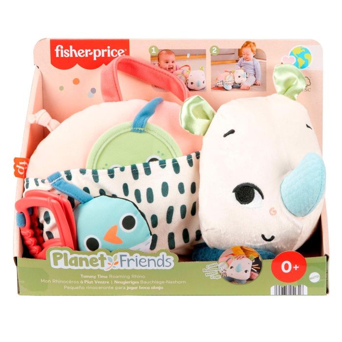 Peluche Pequeño Rinoceronte Hyr55 Fisher Price 1