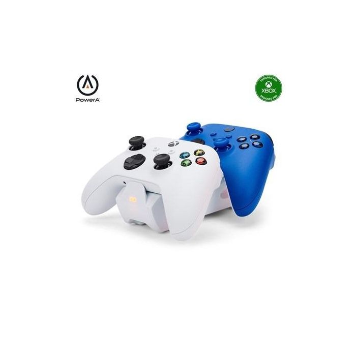 Power A 1524377-01 Estación de Carga Dual para Xbox Series X|S y Xbox One, Incluye Baterías Recargables, Blanco 1 Power A 1524377-01 Estación de Carga Dual para Xbox Series X|S y Xbox One, Incluye Baterías Recargables, Blanco 1