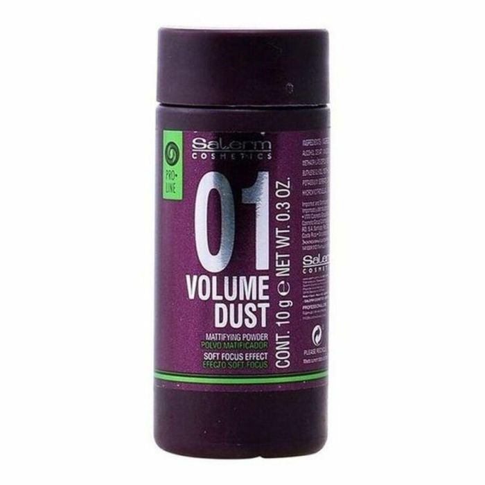 Salerm VOLUME DUST Polvo Matificante para Cabello Fino y Poco Denso - Producto de Peinado Volumen, Densidad y Fijación Ligera 10g