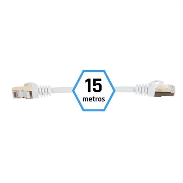 Cable de Red Rígido FTP Categoría 7 iggual IGG318614 Blanco 15 m 3 Cable de Red Rígido FTP Categoría 7 iggual IGG318614 Blanco 15 m 3