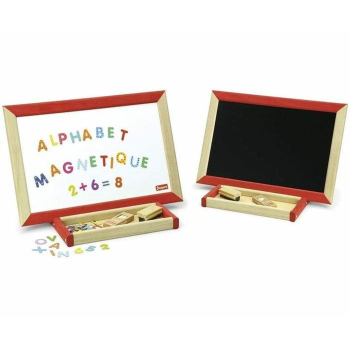 JEUJURA My Activity Board Pizarra Magnética con Letras y Números, Tizas y Cepillo, 44x30 cm, A Partir de 3 Años 2 JEUJURA My Activity Board Pizarra Magnética con Letras y Números, Tizas y Cepillo, 44x30 cm, A Partir de 3 Años 2