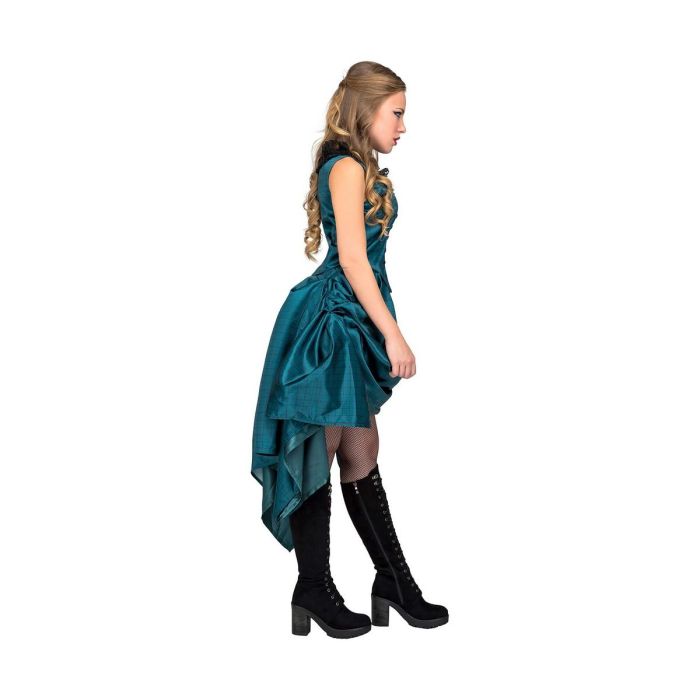 Disfraz chica saloon azul talla m-l 4 Disfraz chica saloon azul talla m-l 4