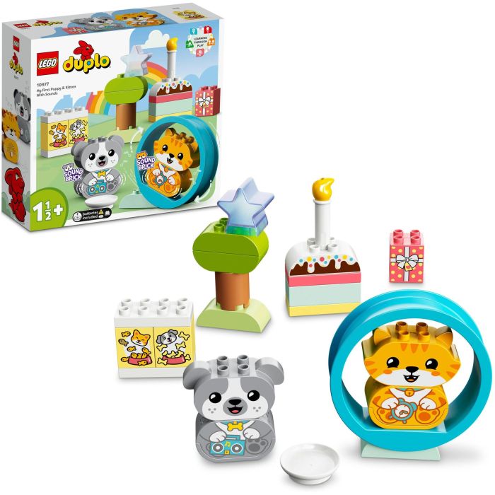 LEGO Mein erstes Hündchen & Kätzchen Juego de construcción 22 piezas 1.5 años 4