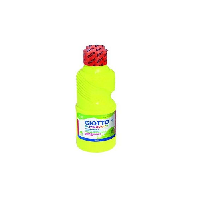 Tempera Giotto Liquida Fluo 250 Ml (Botella) Amarillo