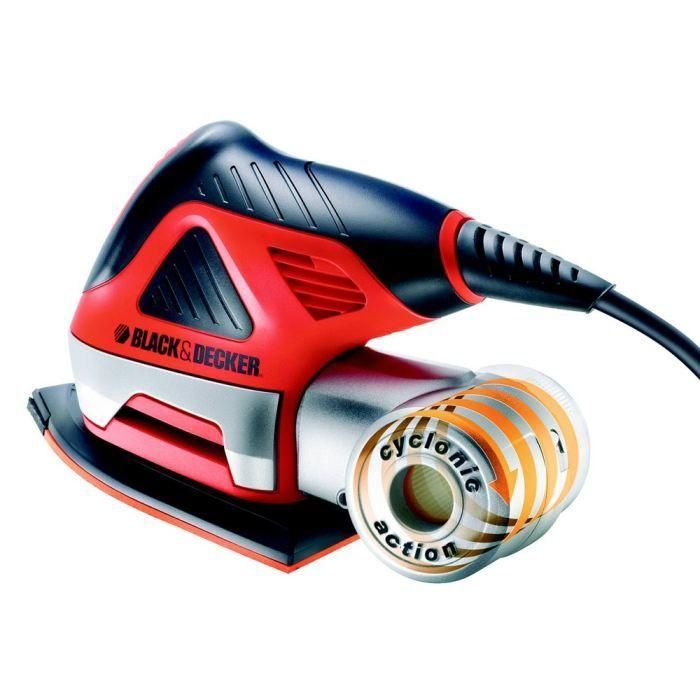 NEGRO Y DECKER Lijadora orbital aleatoria 125mm 480W 1 NEGRO Y DECKER Lijadora orbital aleatoria 125mm 480W 1