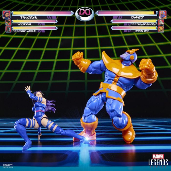Blister 2 figuras Psylocke vs Thanos Gameverse Marvel Legends 15cm 1 Blister 2 figuras Psylocke vs Thanos Gameverse Marvel Legends 15cm 1