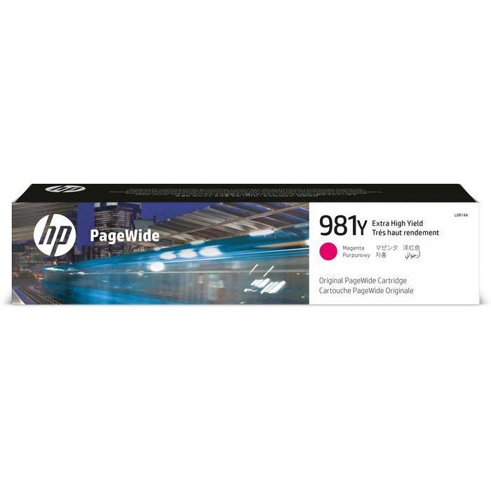 HP L0R14A Cartucho PageWide 981Y Original Magenta Extra Alto Rendimiento XL 16000 páginas para PageWide E58650 556 586 0 HP L0R14A Cartucho PageWide 981Y Original Magenta Extra Alto Rendimiento XL 16000 páginas para PageWide E58650 556 586 0