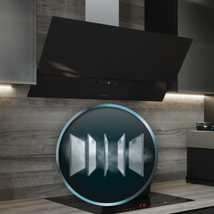 Campana Convencional Cecotec Bolero Flux DT 908001 Negro 8 Campana Convencional Cecotec Bolero Flux DT 908001 Negro 8