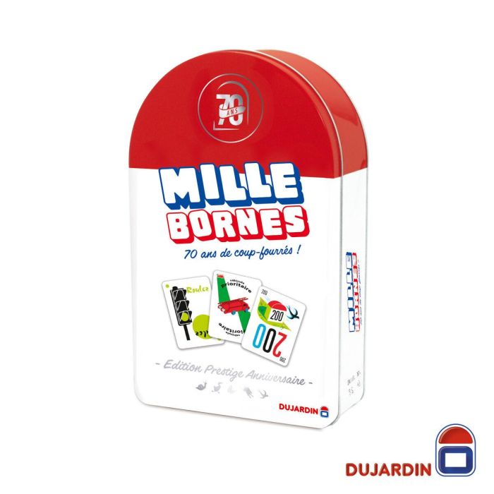 MILLE BORNES PRESTIGE 70 - Juego de cartas - DUJARDIN - ¡Redescubre el clásico en versión prestigio para los 70 cumpleaños!