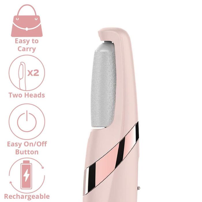 Finishing Touch Flawless Pedi - Escofina eléctrica recargable para pies - Removedor de callos - Experiencia de pedicura en el hogar 2 Finishing Touch Flawless Pedi - Escofina eléctrica recargable para pies - Removedor de callos - Experiencia de pedicura en el hogar 2
