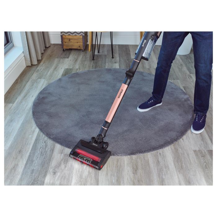 Shark Aspiradora escoba inalámbrica Stratos IZ400EU - Tecnología DuoClean + PowerFins Plus - Iluminación LED