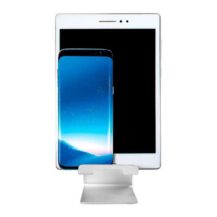 Logilink Soporte para smartphone y tablet de aluminio elegante para uso doméstico y de oficina con ángulos de visión duales 1