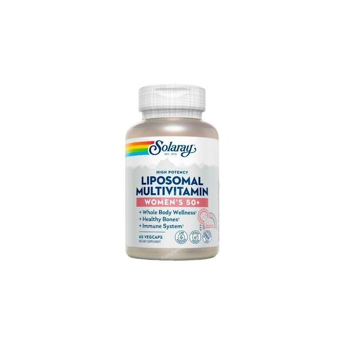SOLARAY Liposomal Multivitamin Mujer 50+ Apoyo Antioxidante Inmune Óseo Vegano 60 Cápsulas Vegetales