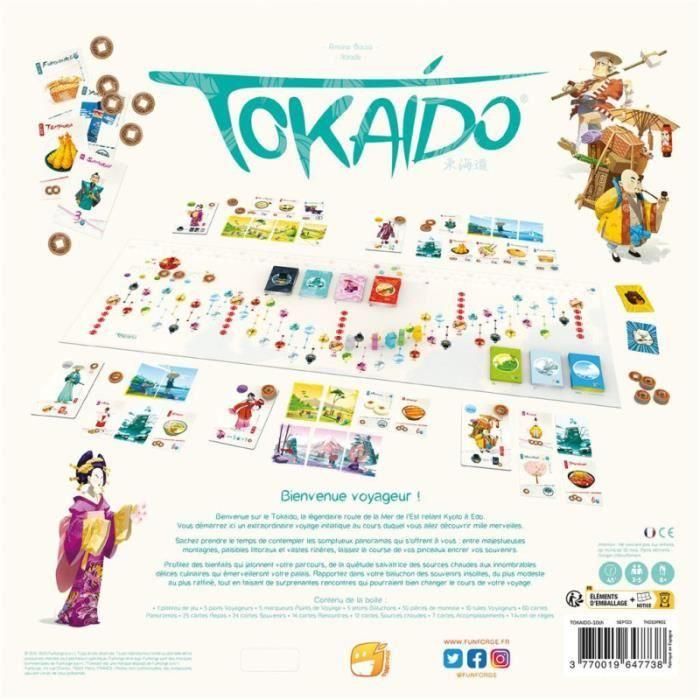 Tokaido: 10º Aniversario - Asmodee - Juego de aventuras y colección - A partir de 8 años 2