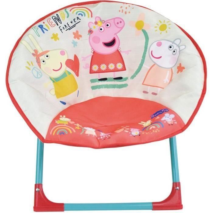 FUN HOUSE Asiento Peppa Pig Moon - Plegable - H.47 x W.54 x D.42 cm - Para niños