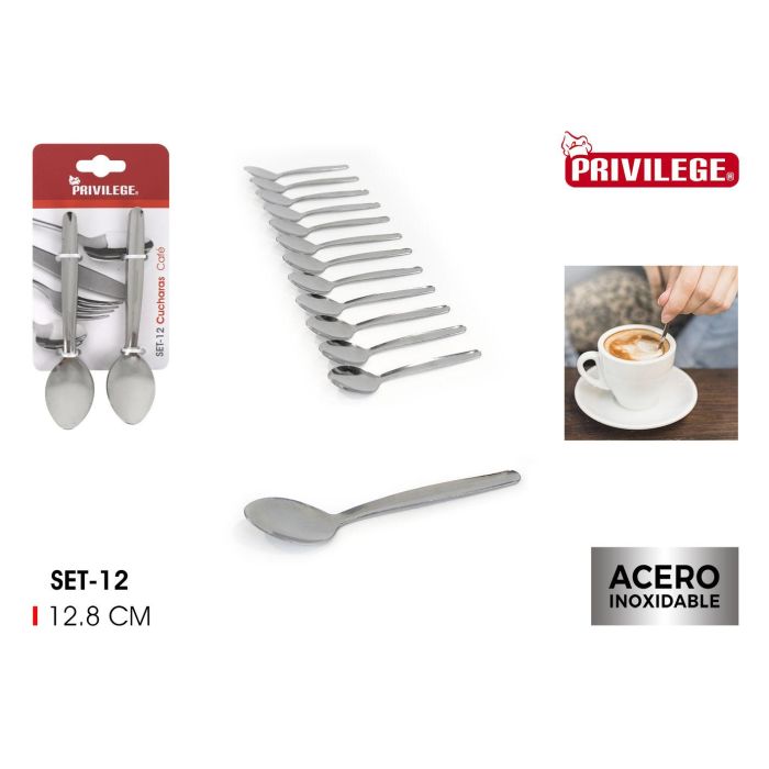 Set de 12 Cucharas para Café Privilege (24 Cajas) Set de 12 Cucharas para Café Privilege (24 Cajas)