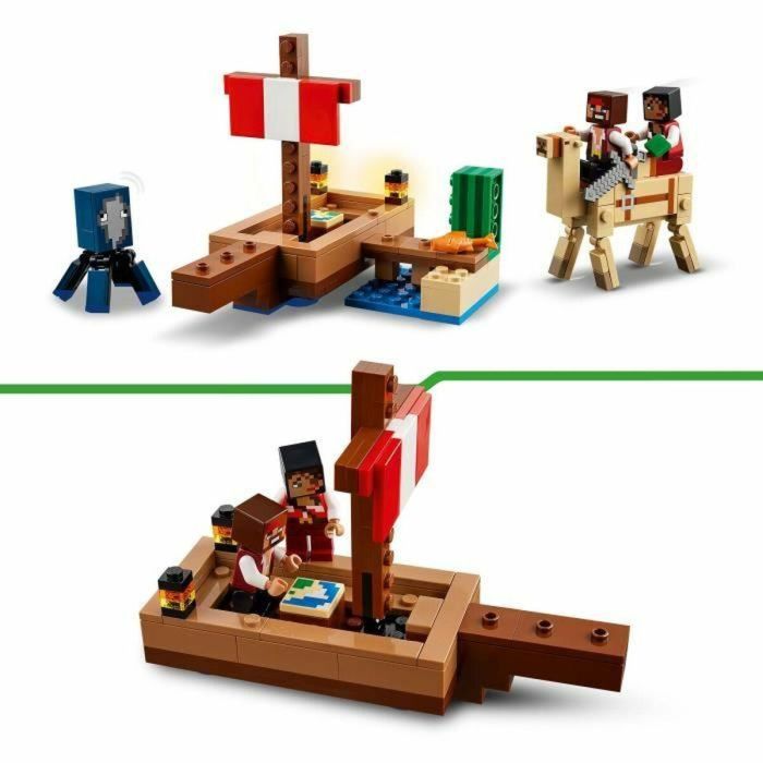 LEGO Minecraft 21259 Set de Viaje, Construcción y Exploración del Barco Pirata 4