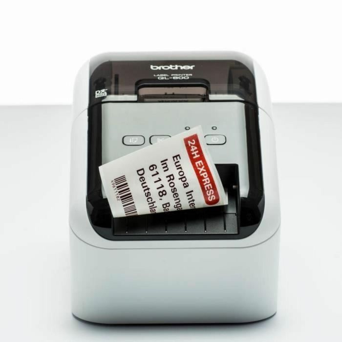 Brother QL-800 Impresora de Etiquetas / Titulador Térmica Directa USB 300 DPI - 148 mm/s - Ancho 62mm Rojo y Negro 1