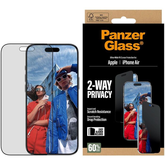 PanzerGlass 2-Way Privacy Schutzglas iPhone Air/UWF 1 PanzerGlass 2-Way Privacy Schutzglas iPhone Air/UWF 1