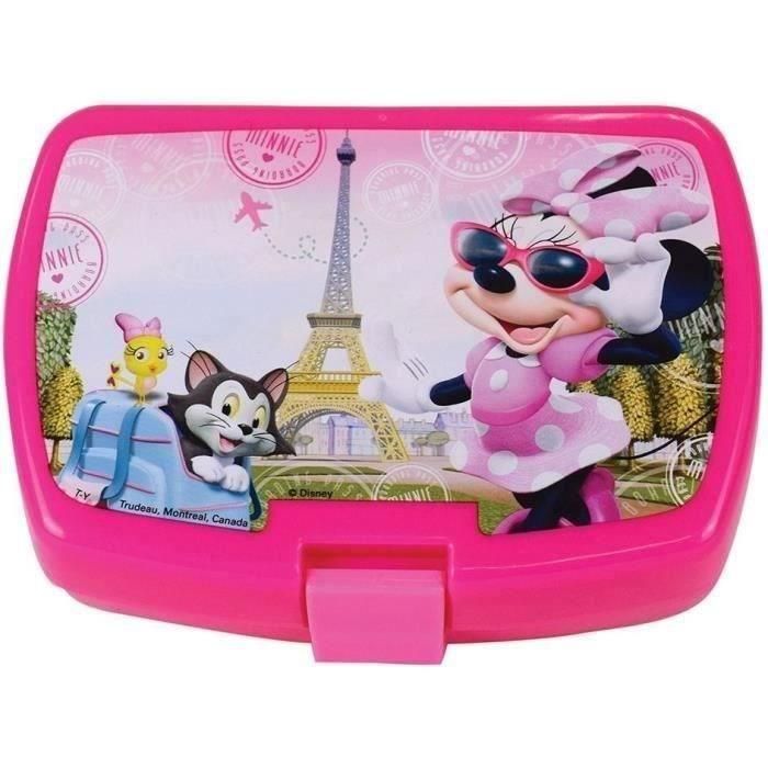Set de Vajilla Disney Minnie - FUN HOUSE - 006377 - Vidrio, Plato Hondo, Plato Llano, Botella, Caja para Merienda y Cubiertos 3 Set de Vajilla Disney Minnie - FUN HOUSE - 006377 - Vidrio, Plato Hondo, Plato Llano, Botella, Caja para Merienda y Cubiertos 3