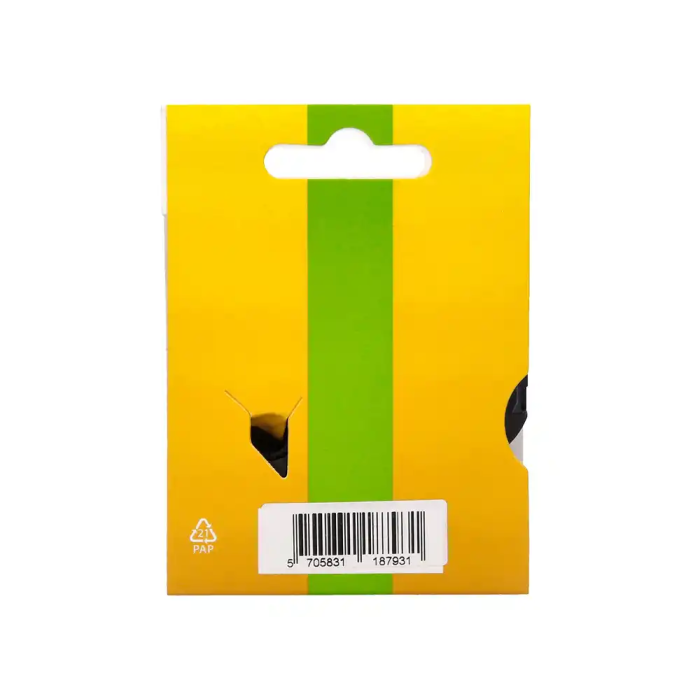 Q-connect Cinta Compatible Rotuladora Dymo 1000 Negro-Blanco 12mm x 7mt Oficina Hogar Escuela Hospital 6