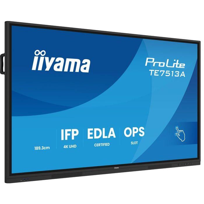 iiyama iiWare21E Pantalla Interactiva 75" UHD 4K IPS 40-Puntos PureTouch IR+ Android 14 EDLA Google GMS 8/128GB Antirreflejos Altavoces 60W 3 iiyama iiWare21E Pantalla Interactiva 75" UHD 4K IPS 40-Puntos PureTouch IR+ Android 14 EDLA Google GMS 8/128GB Antirreflejos Altavoces 60W 3