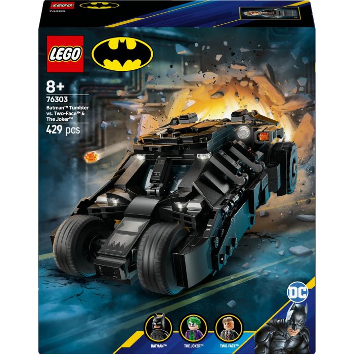 Lego Juego de Construcción de Bloques Tumbler de Batman vs Two-Face y The Joker Marvel. Set con Vehículo y Figuras +8 Años 0 Lego Juego de Construcción de Bloques Tumbler de Batman vs Two-Face y The Joker Marvel. Set con Vehículo y Figuras +8 Años 0