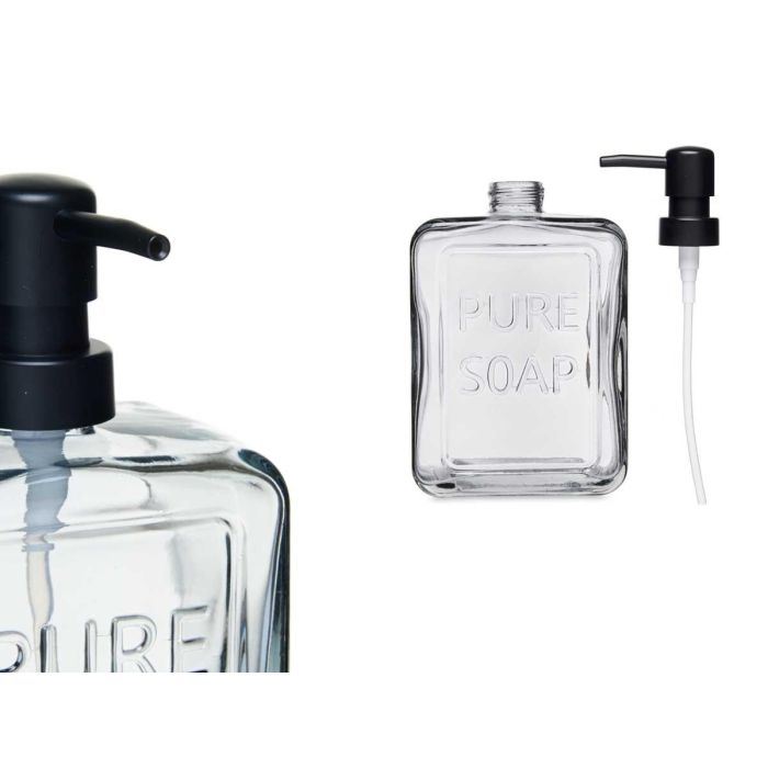 Dispensador Jabon Negro 570 Ml Berilo 10X18CM (6 Unidades) 2 Dispensador Jabon Negro 570 Ml Berilo 10X18CM (6 Unidades) 2