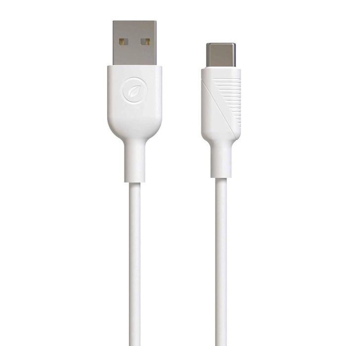 muvit for change cable USB a Tipo C/27W 3A 3m blanco
