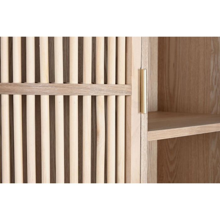 Estantería Home ESPRIT Natural Ratán Abeto 88 x 36 x 180 cm 4 Estantería Home ESPRIT Natural Ratán Abeto 88 x 36 x 180 cm 4