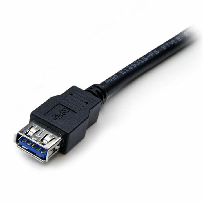 Cable USB Startech USB3SEXT2MBK Negro 2