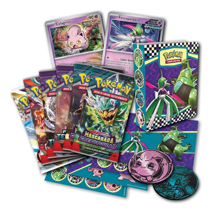 Estuche juego cartas coleccionables Chest Pokemon Español 2 Estuche juego cartas coleccionables Chest Pokemon Español 2