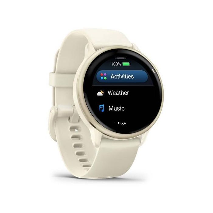 Garmin vivoactive 6 bone/lunargold alu - Reloj inteligente con GPS y pantalla AMOLED, color hueso y oro lunar. 2 Garmin vivoactive 6 bone/lunargold alu - Reloj inteligente con GPS y pantalla AMOLED, color hueso y oro lunar. 2