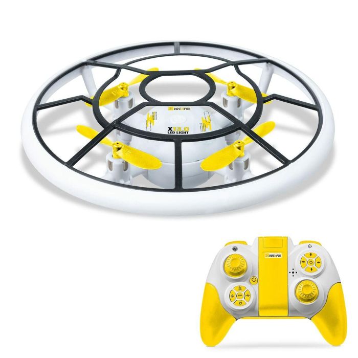 Mondo Motors Ultradrone X13 Dron Radiocontrolado con Luces LED, 13cm de diámetro Mondo Motors Ultradrone X13 Dron Radiocontrolado con Luces LED, 13cm de diámetro
