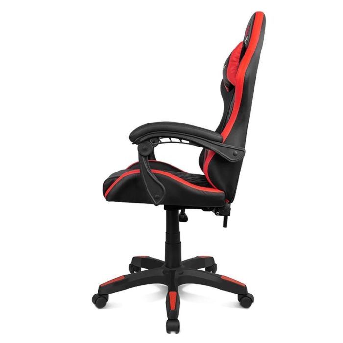 DRIFT DR35BR Silla Gaming PC Ergonómica con Cojín Lumbar y Cervical, Reposabrazos Acolchados, Reclinable 135°, Pistón Clase 3, Negro/Rojo 1