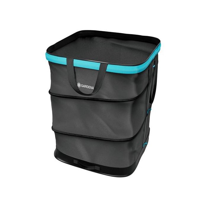 Gardena 11715-20 Saco de jardín popup 127 l para hojas y residuos, 70% poliéster reciclado