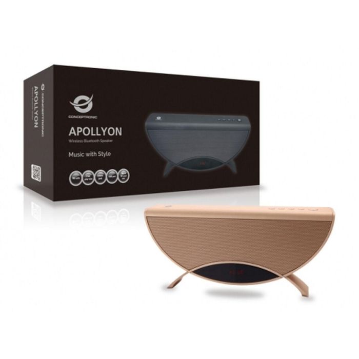 Altavoz Bluetooth Portátil Conceptronic Dorado 10 W 3