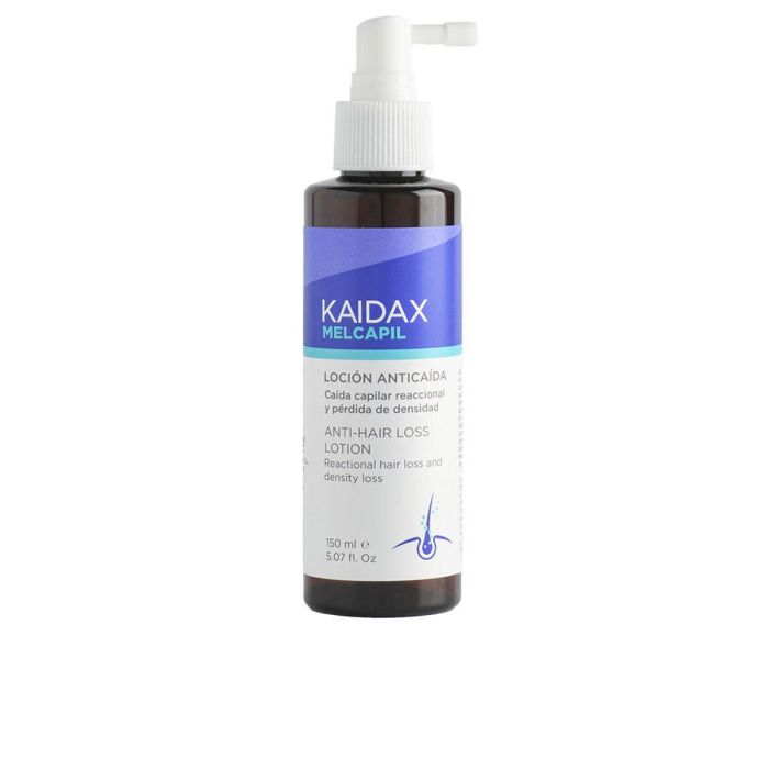 KAIDAX MELCAPIL Loción Anticaída 150 ml para frenar la caída del cabello no androgénica, apta para veganos