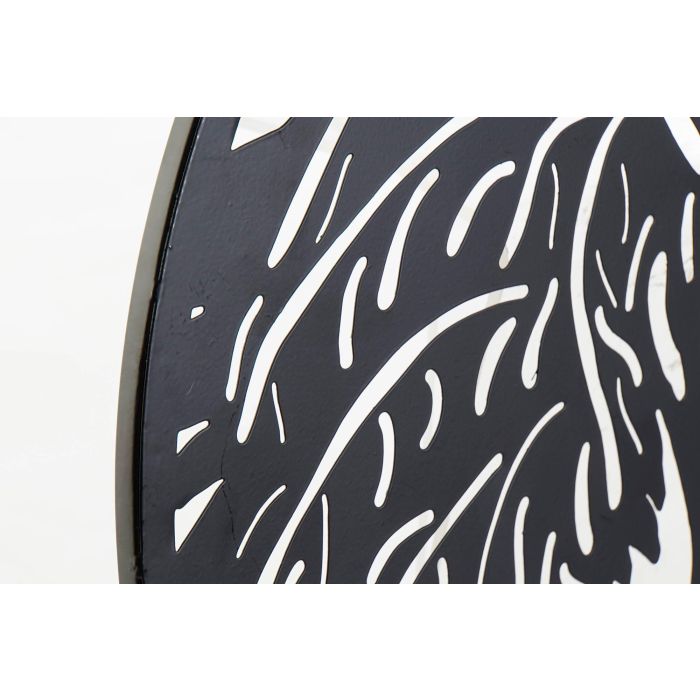 DKD Home Decor Decoración Pared Cuadro Metálico Diseño Árbol Cottage Negro 40x40 cm (Set 2 Unidades) 1