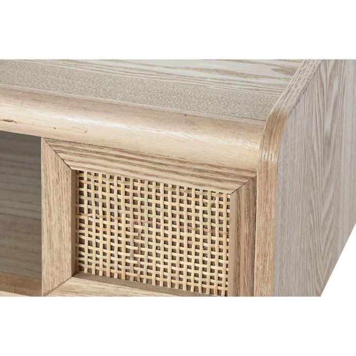 Consola Home ESPRIT Ratán Madera de Paulonia 80 x 35 x 63 cm 2