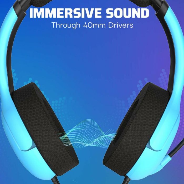 PDP Auriculares con Cable 1705966927800 Azul Neptuno Compatibles con PS4/PS5 Micrófono de Brazo Diadema Supraaural 15
