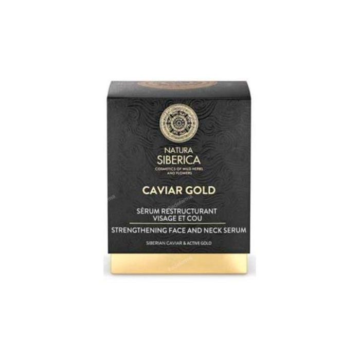 Natura Siberica Caviar Gold Serum Reafirmante Rostro y Cuello con Oro y Caviar 30 ml