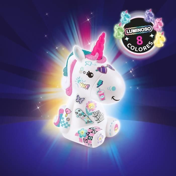 Canal Toys Style 4 Ever - Unicornio luminoso DIY Y2K para decorar - Edición coleccionista - Pasatiempos creativos para niños - OFG 293 2 Canal Toys Style 4 Ever - Unicornio luminoso DIY Y2K para decorar - Edición coleccionista - Pasatiempos creativos para niños - OFG 293 2
