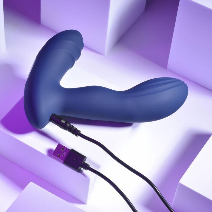 Vibrador anal Playboy Azul 6